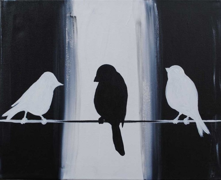 736x598 Photos Negative Space Painting, - Positive And Negative Painting