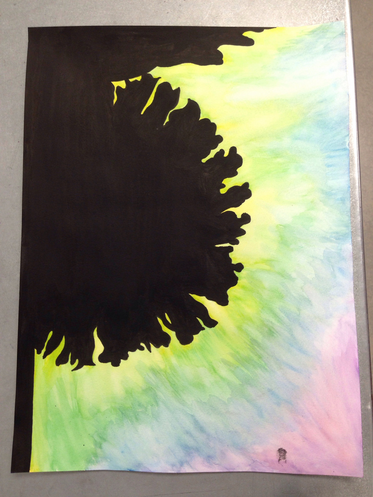 Positive And Negative Painting At Explore