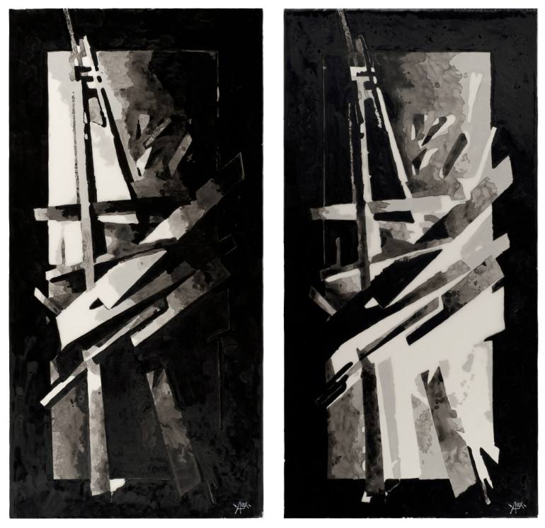 770x746 Saatchi Art Tatlings In Positive And Negative Painting By Alexey - Positive And Negative Painting