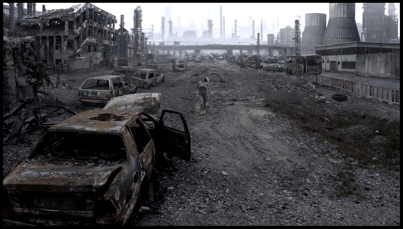1300x739 Matte Painting - Post Apocalyptic Landscape Painting