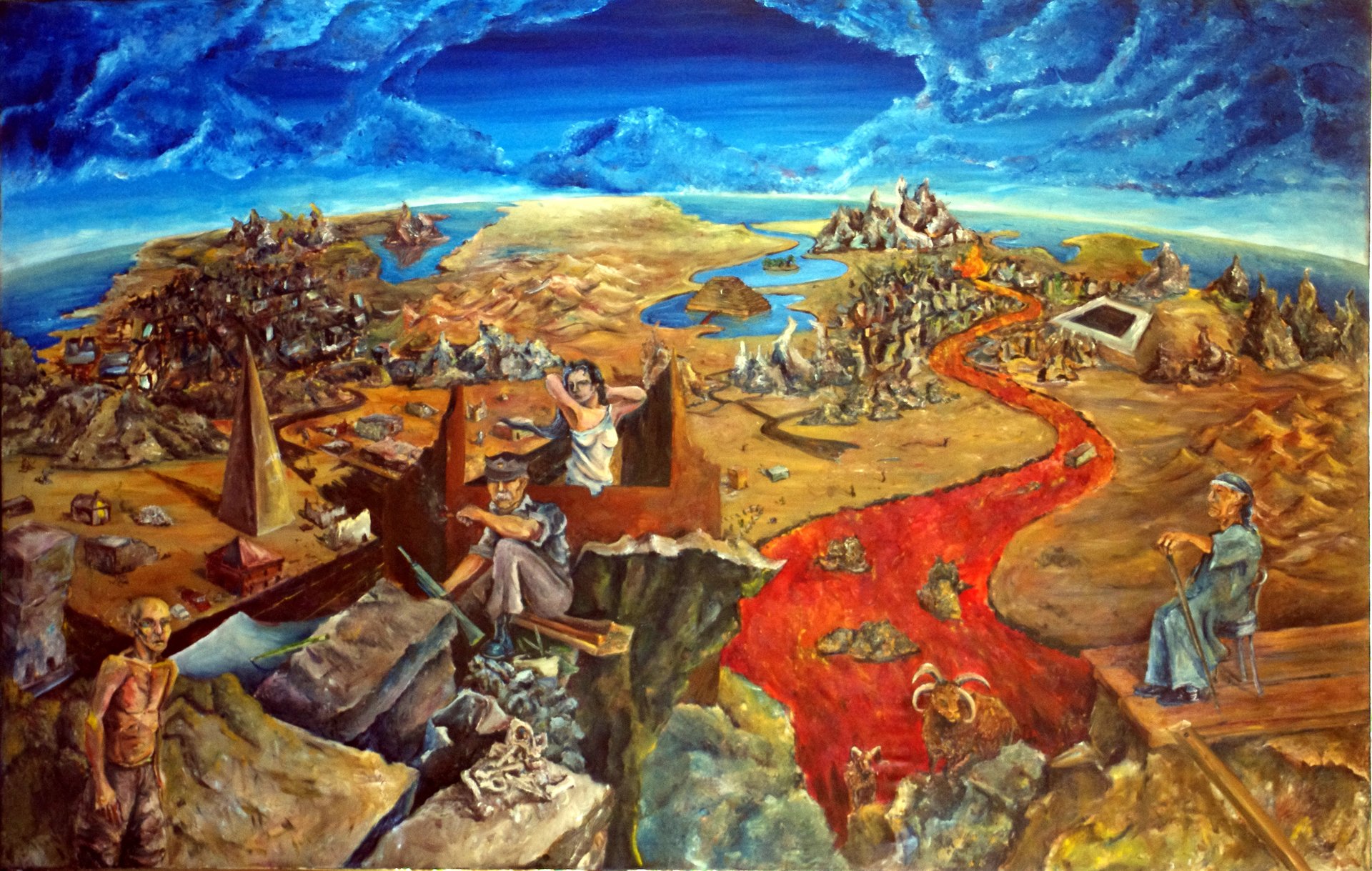 1920x1219 Artstation - Post Apocalyptic Landscape Painting