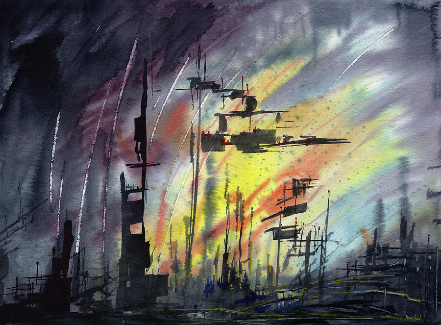 900x663 Post Apocalyptic Paintings Fine Art America - Post Apocalyptic Painting