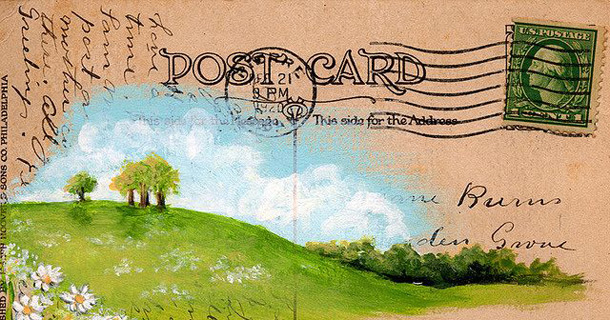 Postcard Painting
