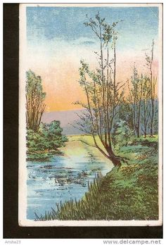 236x348 Old Brefkort Sverige Postcard Art Painting Illustration - Postcard Painting