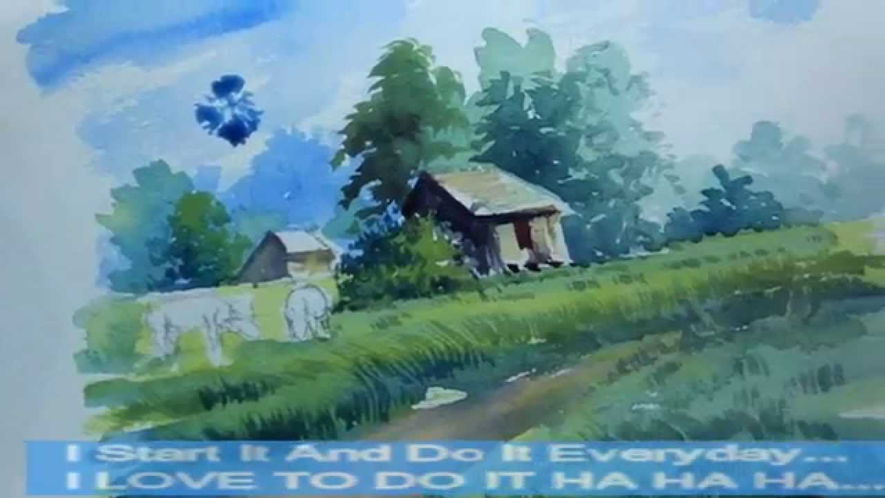 1280x720 Painting Postcard Video - Postcard Painting