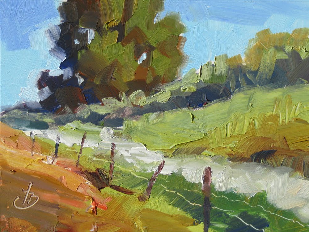 1000x749 Palette Knife Painters, International Holiday Prices, Tom Brown - Postcard Painting