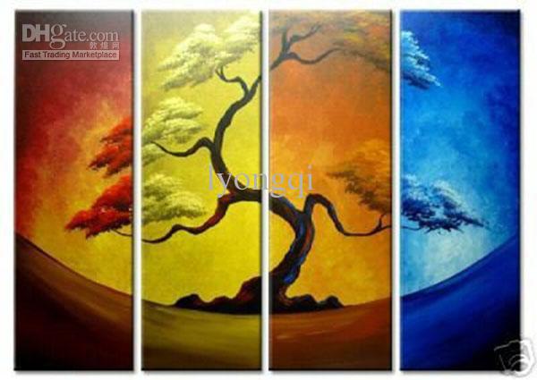 600x425 2018 Hand Painted Hi Q Modern Landscape Oil Painting On Canvas - Poster Colour Painting
