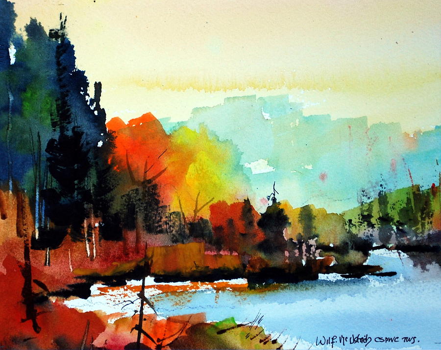 900x714 Colours Painting Wilfred Mcostrich Landscape Paintings In Poster - Poster Colour Painting