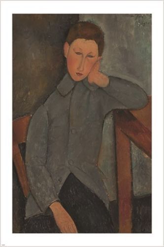 333x500 The Boy Amedeo Modigliani Famous Painting Art Poster Modern - Posters Of Famous Painting