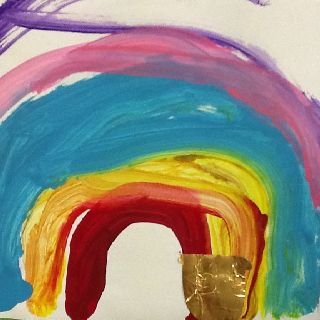 320x320 Happy St Patricks Day, The Owls Painted Their Own Rainbows - Pot Of Gold Painting