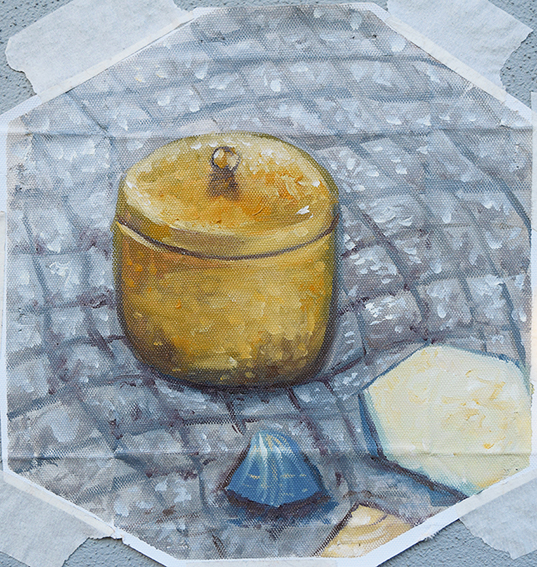 537x567 Oil Paintings Robbieallenartist - Pot Of Gold Painting