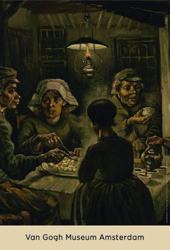 348x512 The Potato Eaters, 1885, Vincent Van Gogh, Van Gogh Museum - Potato Eaters Painting