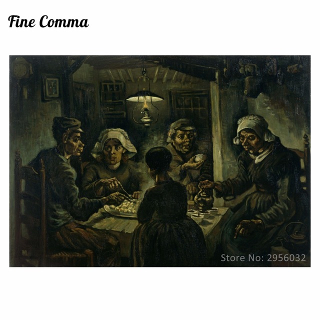 640x640 The Potato Eaters 1885 By Vincent Van Gogh Hand Painted Oil - Potato Eaters Painting