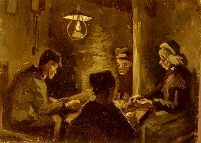 700x501 The Potato Eaters By Vincent Van Gogh My Daily Art Display - Potato Eaters Painting
