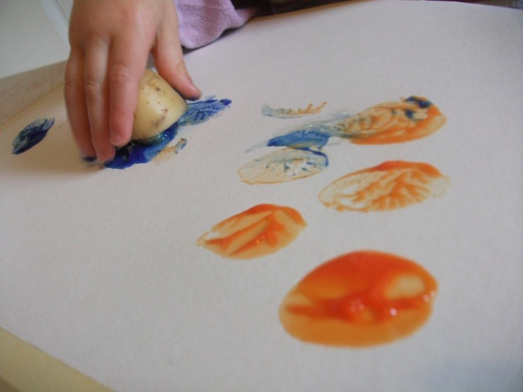 736x552 Potato Painting - Potato Painting