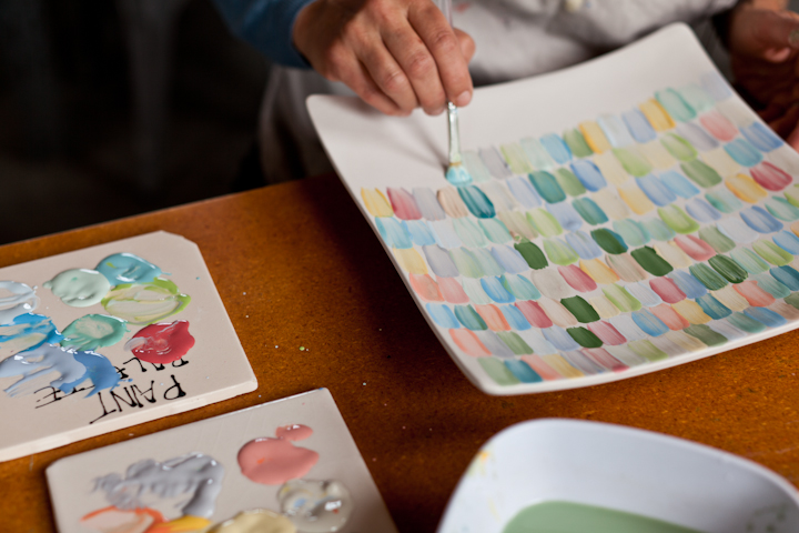 720x480 Pottery Painting Brushstrokes Studio - Pottery Painting