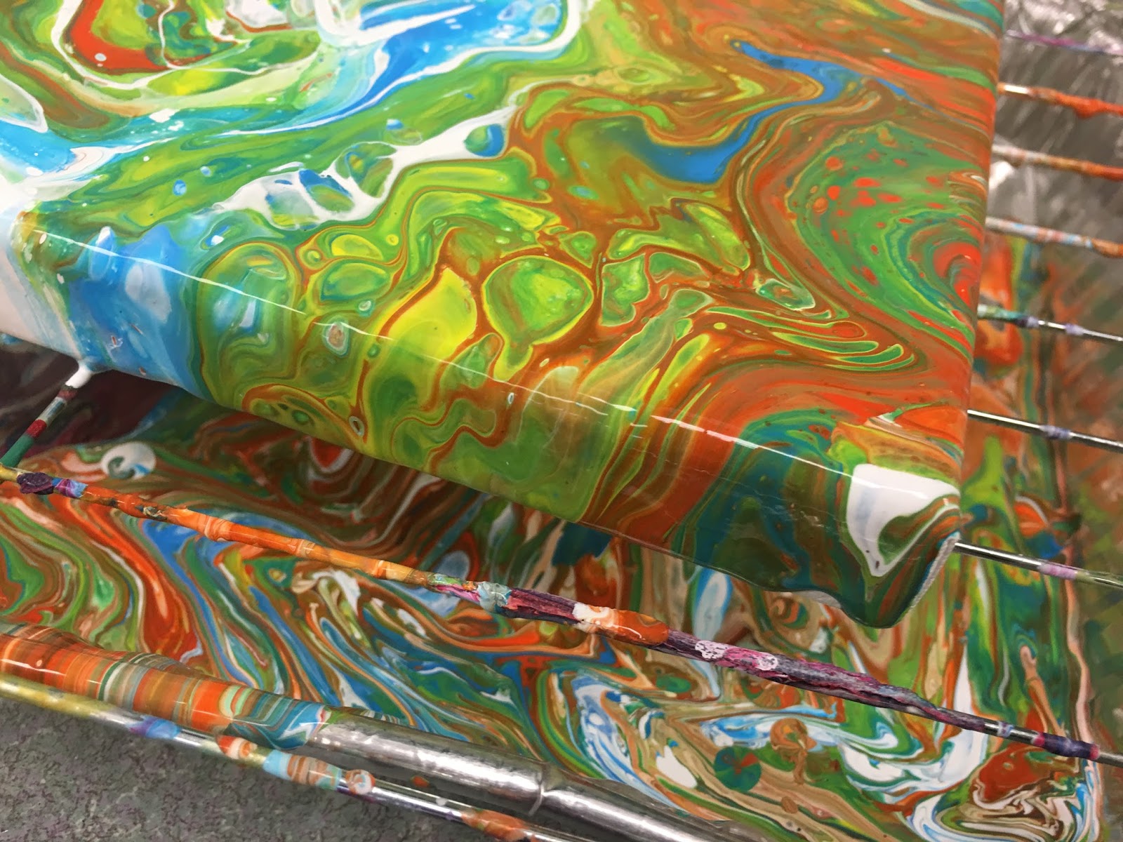 1600x1200 Art Room Blog Acrylic Pour Painting - Pour Painting