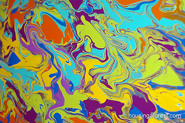 614x409 Pour Painting Housing A Forest - Pour Painting