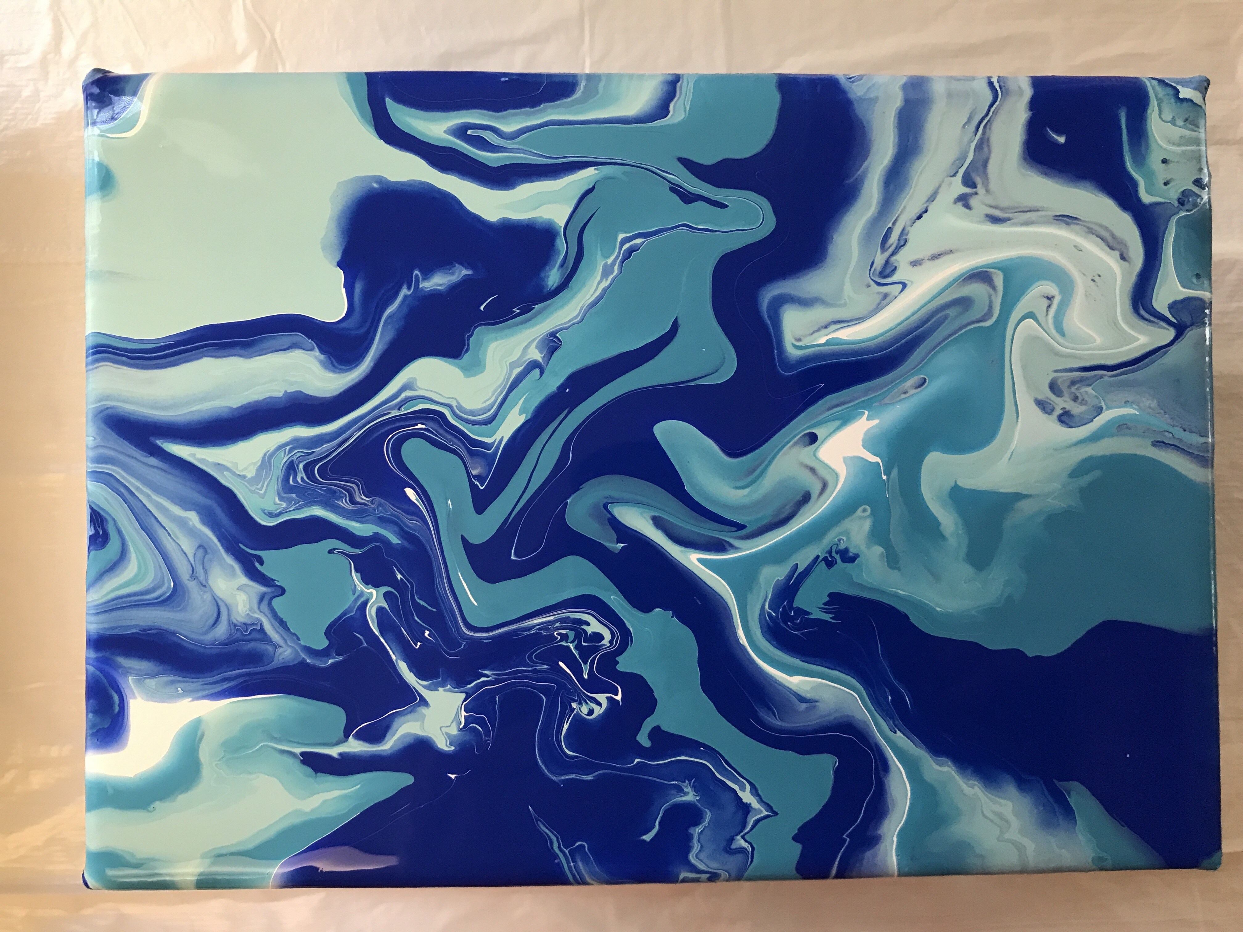 4032x3024 Acrylic Pour Painting Kathleen Backy - Pour Painting