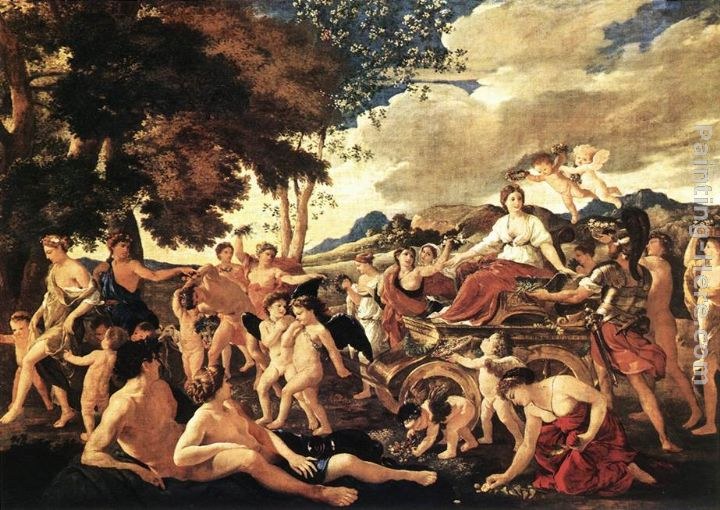 720x510 Nicolas Poussin The Triumph Of Flora Painting Best Paintings - Poussin Painting