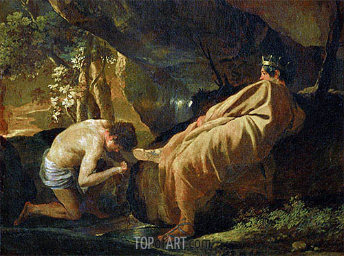 500x373 Midas - Poussin Painting