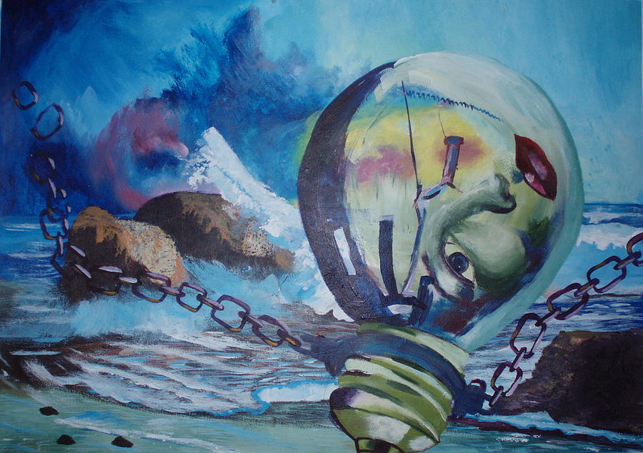 900x635 Freedom Of Power Painting By Sonia Shah - Power Painting