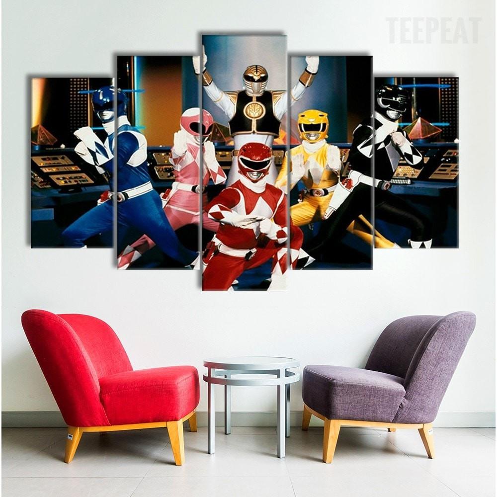 1000x1000 Power Rangers - Power Rangers Painting
