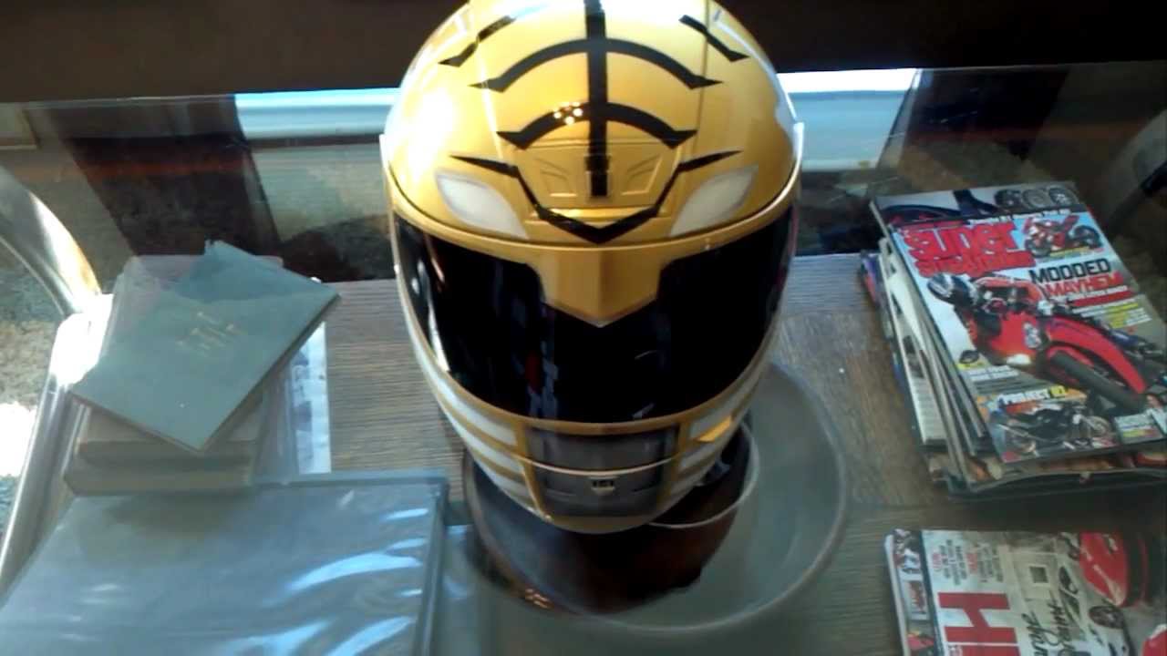 1280x720 Custom Painted Airbrushed White Power Ranger Helmet By Airgraffix - Power Rangers Painting