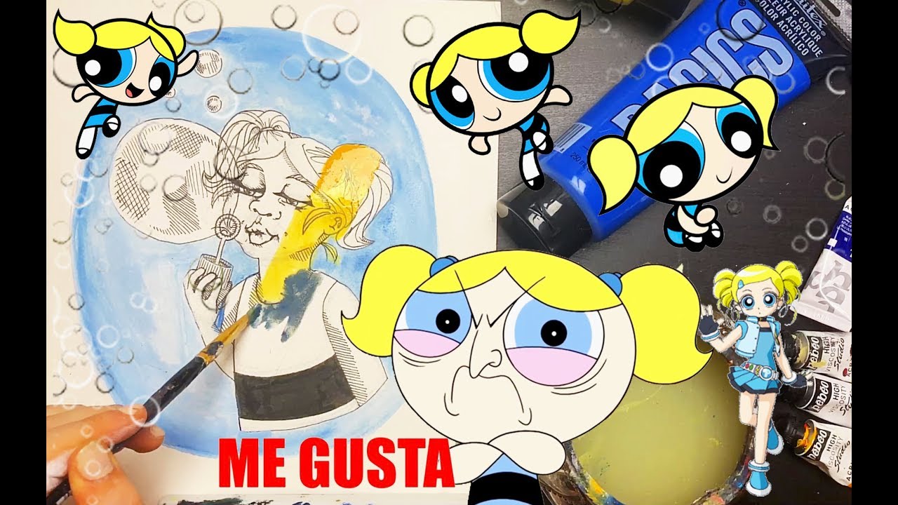 1280x720 Painting Bubbles In Real Life - Powerpuff Girls Painting