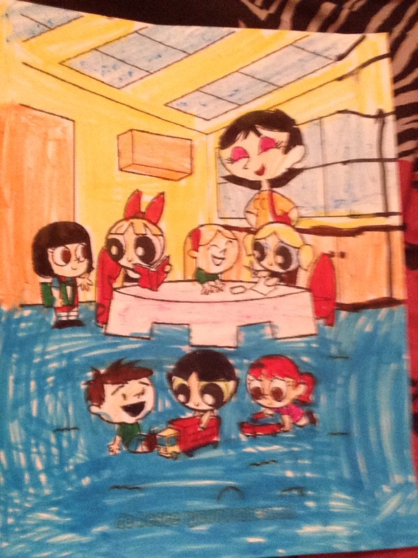 852x1136 Powerpuff Girls Coloring Page By Kaylee Alexis My Powerpuff - Powerpuff Girls Painting