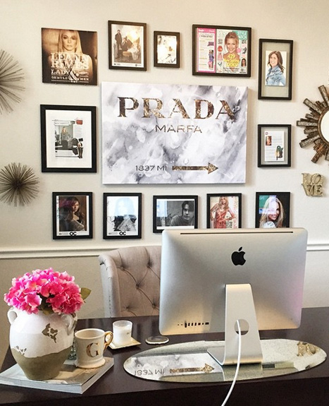 467x575 Obsessed! Oliver Gal Prada Marfa Sign Celebrity Style Guide - Prada Marfa Painting