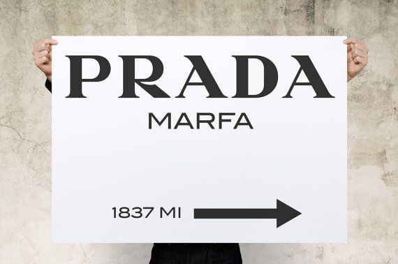 570x378 Prada Marfa Print Poster Prada Marfa, Print Poster And Walls - Prada Marfa Painting