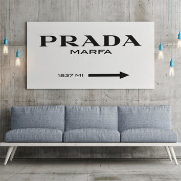 354x354 Prada Marfa Print Prada Marfa Art Prada From Bluebookdesign - Prada Marfa Painting