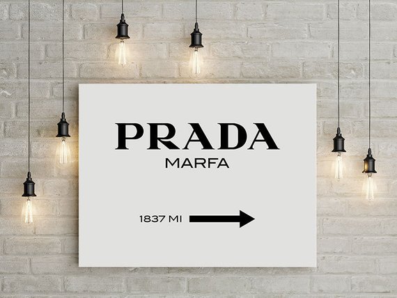 570x428 Prada Prada Marfa Prada Marfa Canvas Prada Marfa Print - Prada Marfa Painting