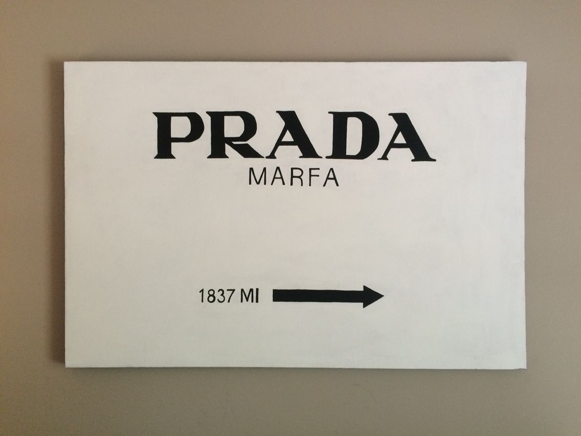 1136x852 Gossip Girl Inspired Prada Marfa Painting - Prada Marfa Painting