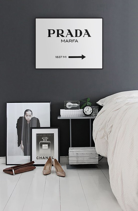 570x872 Prada Marfa Print It Yourself Poster 30x40 Prada Marfa, Modern - Prada Painting