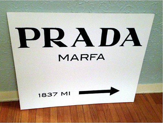 570x430 Prada Marfa Handcut Stencils To Diy Iconic Sign By Catharineklepac - Prada Painting