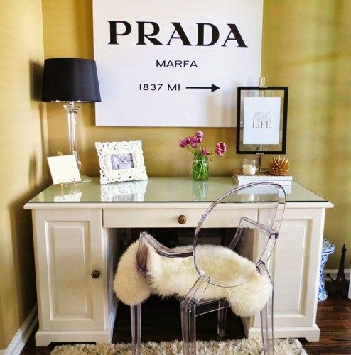 494x500 Prada Marfa Sign Canvas Painting 20x16 Bedroom Plan - Prada Painting