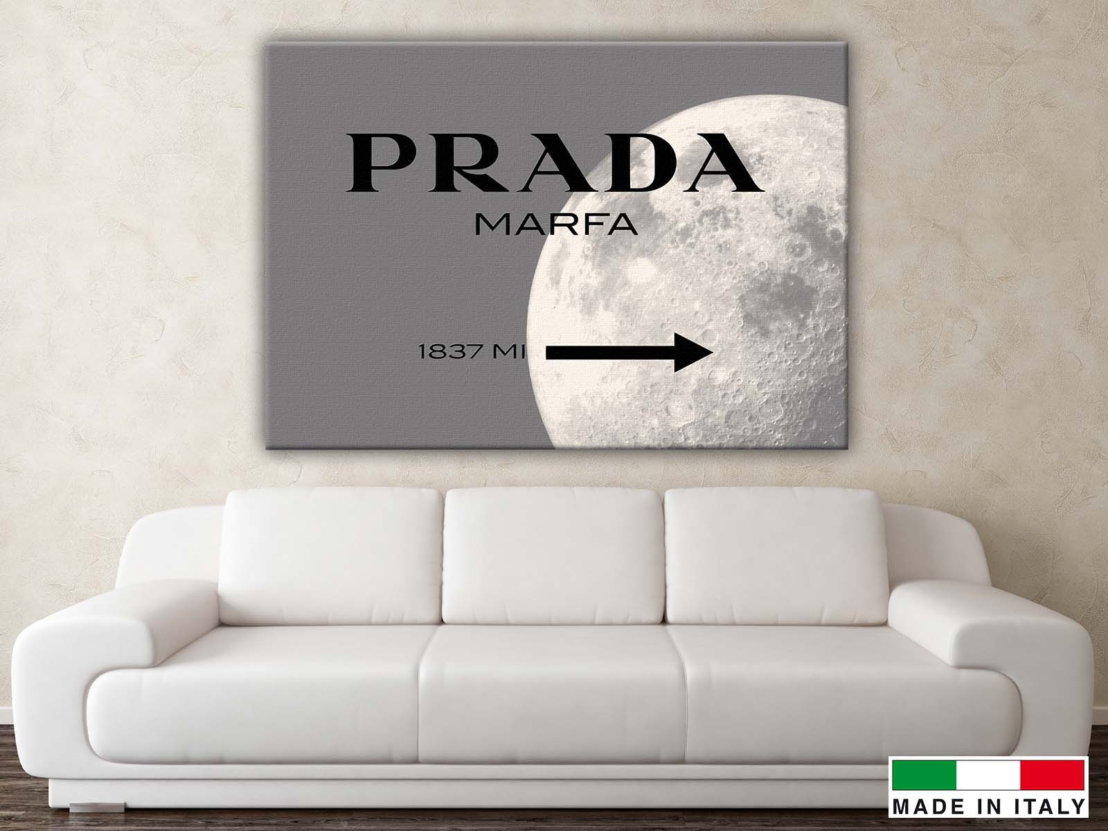 1600x1200 Prada Marfa Canvas, Moon, Modern Painting, Canvas Print, Modern - Prada Painting