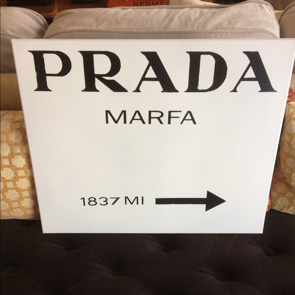 580x580 Other Prada Marfa Painting 20x16 Cotton Canvas Poshmark - Prada Painting