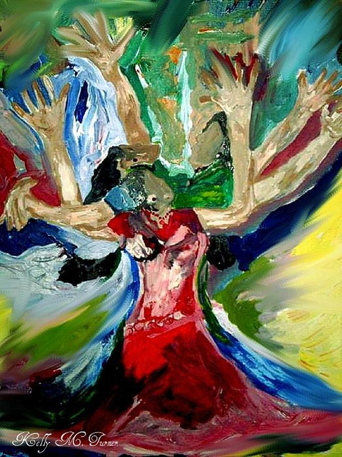 673x900 Praise Dance Painting By Kelly Turner - Praise Painting