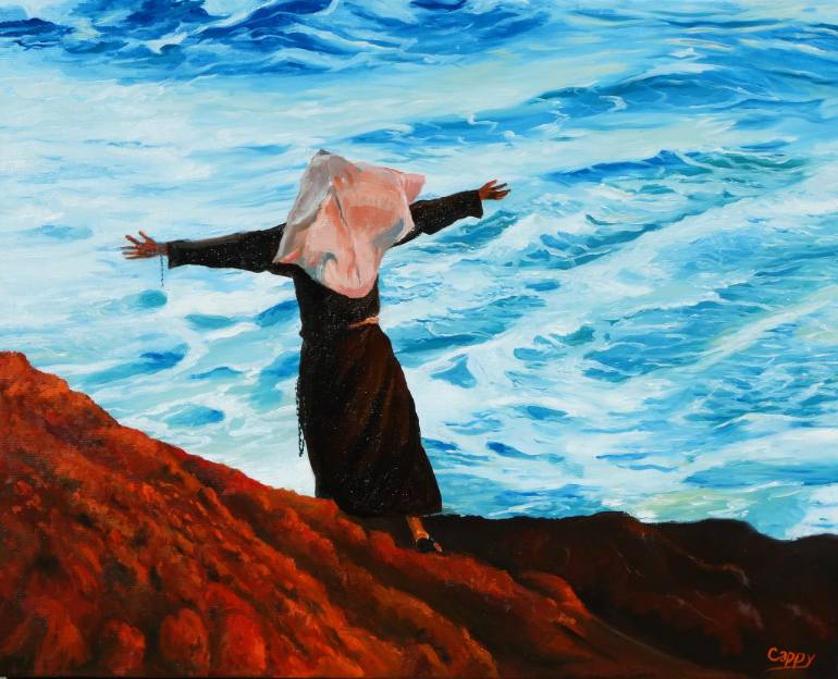 770x624 Saatchi Art Praise And Thanksgiving For His Sunset Painting By - Praise Painting