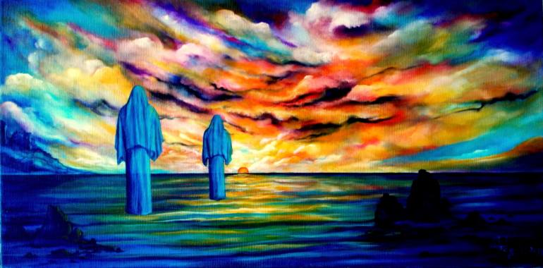 770x380 Saatchi Art Praise The Sun Painting By Giuseppe Alberto Regoli - Praise Painting