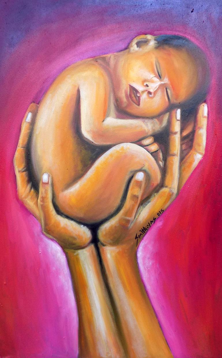 770x1245 Saatchi Art Sacrifice Of Praise Painting By Smith Olaoluwa - Praise Painting