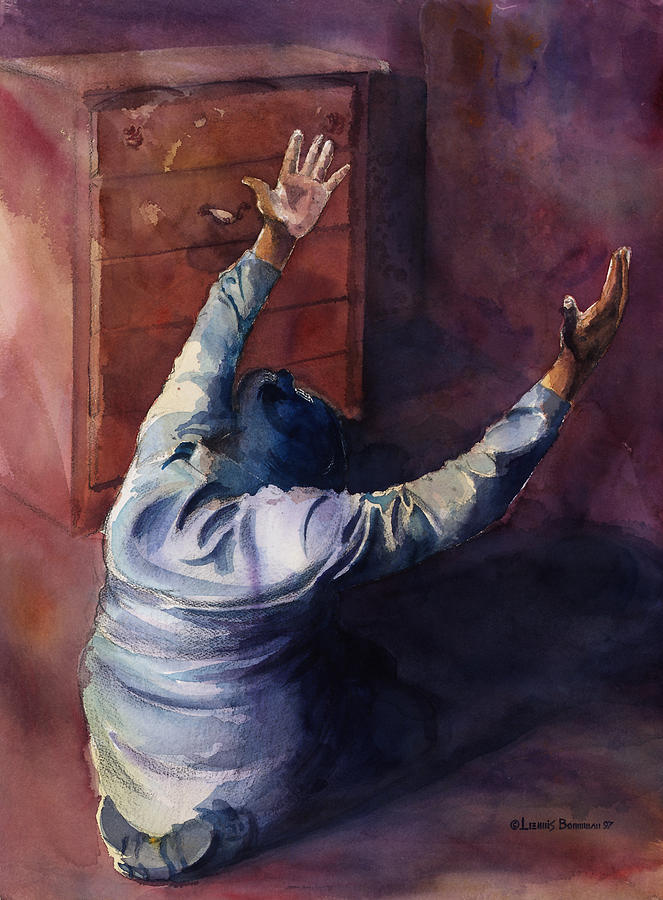 663x900 Woman Of Praise Painting By Lewis Bowman - Praise Painting