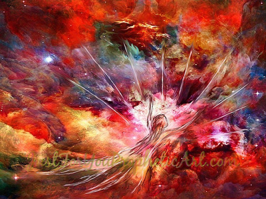 853x640 Girl Praising God In The Storm - Praise Painting