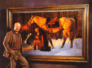 300x222 George Washington - Prayer At Valley Forge Painting