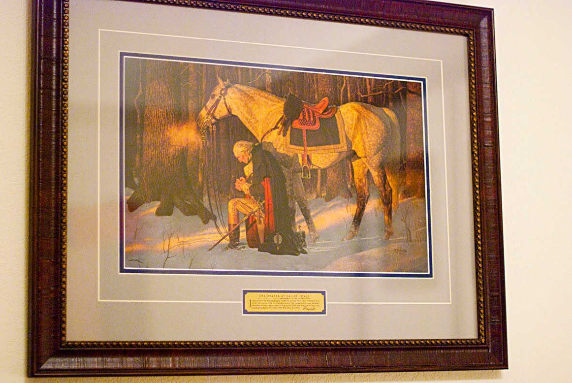 1162x778 The Good Times The Prayer - Prayer At Valley Forge Painting