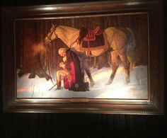 236x195 The Prayer - Prayer At Valley Forge Painting