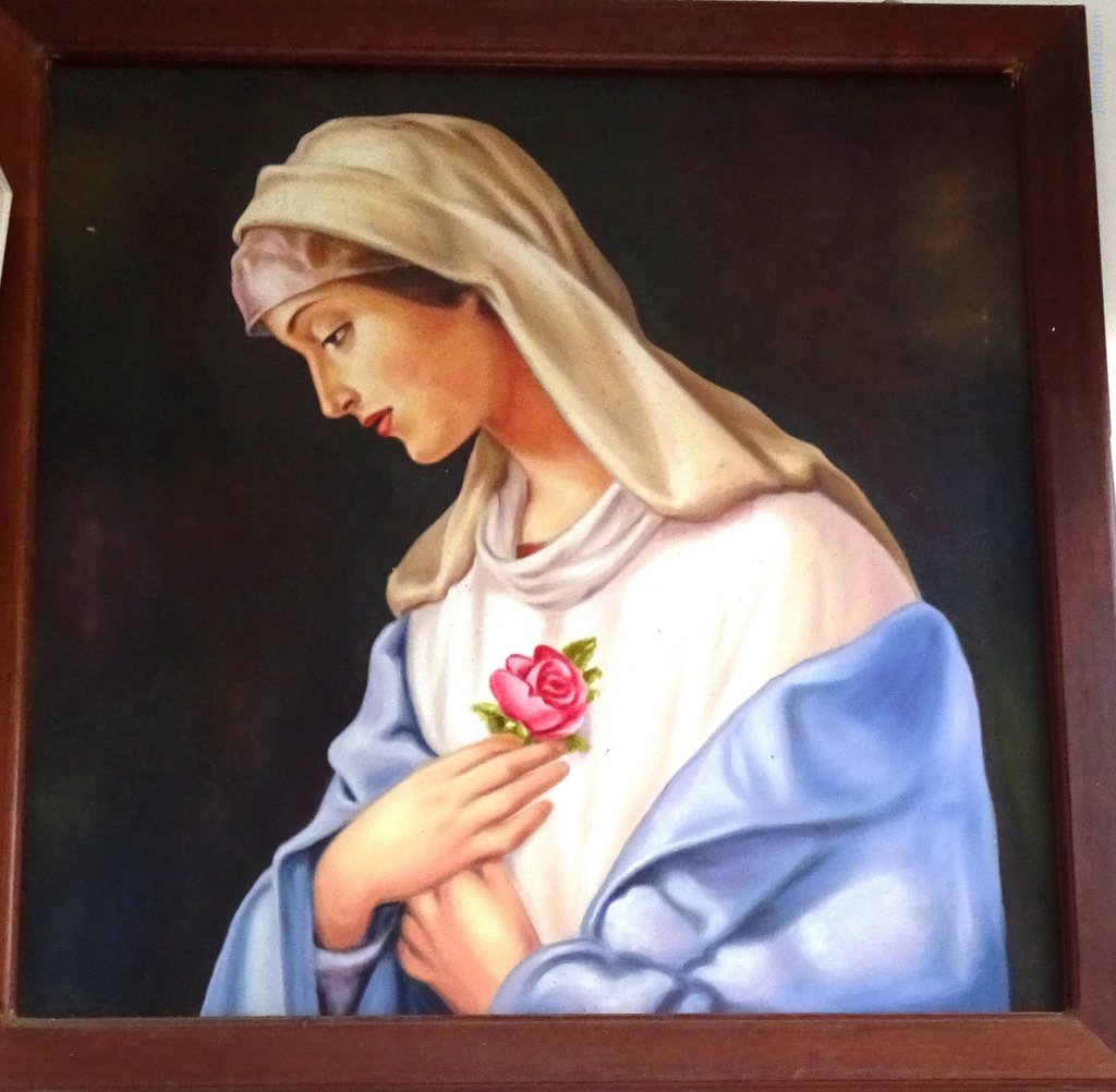 1024x1002 Peace Madonna, Mother Mary Painting, Prayer Art, Spiritual Art - Prayer Painting